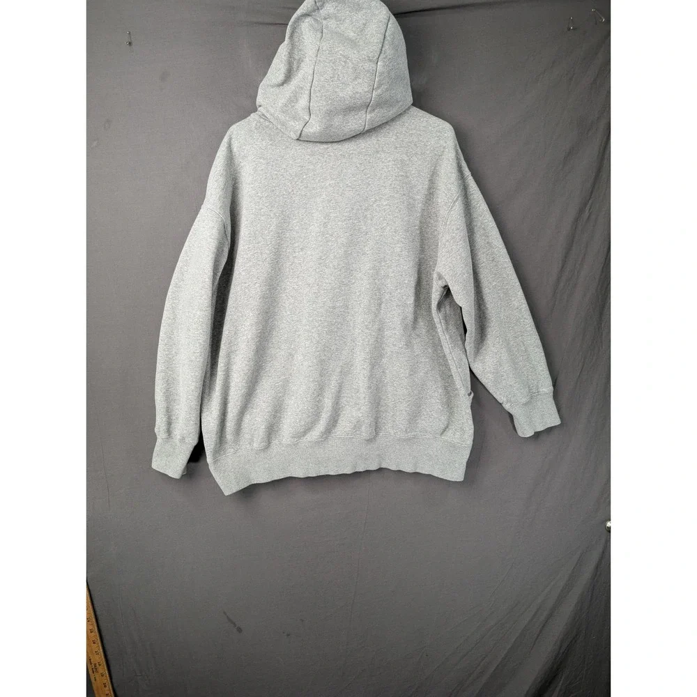 Nike Mens Sportswear Club Fleece Full Zip Hoodie Grey  Size Large